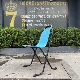 เก้าอี้เสื้อกั๊กสีฟ้า งานเก่า งานวินเทจ (มี 45 ตัว) ***สินค้าขายตามสภาพนะคะ***