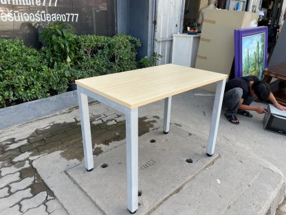 โต๊ะอเนกประสงค์ แบรนด์ Proflex ท็อปไม้ MDF สีบีชลายไม้ ขาเหล็ก