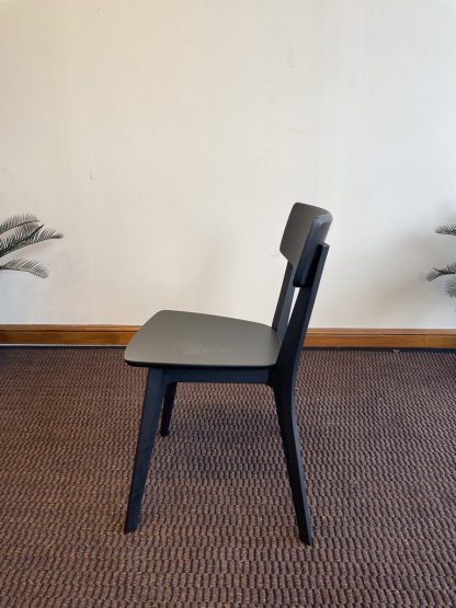 เก้าอี้ โครงพลาสติกสีดำ