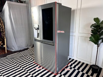 23.ตู้เย็น LG อัจฉริยะ Instaview Door-In-Door รุ่น GC-X257SQZW ขนาด 22.4 คิว