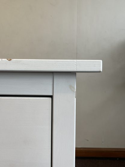 ตู้ไซด์บอร์ด 3 ลิ้นชัก โครงไม้ยาง สีขาว แบรนด์ IKEA