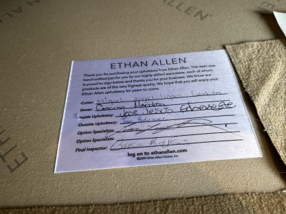 โซฟา 2 ที่นั่ง แบรนด์ ETHAN ALLEN