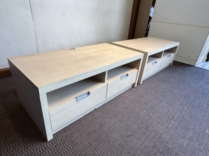 ตู้วางทีวี 2 ลิ้นชัก 2 ช่องเก็บของ แบรนด์ SB FURNITURE