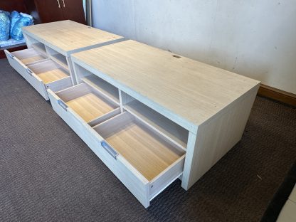 ตู้วางทีวี 2 ลิ้นชัก 2 ช่องเก็บของ แบรนด์ SB FURNITURE