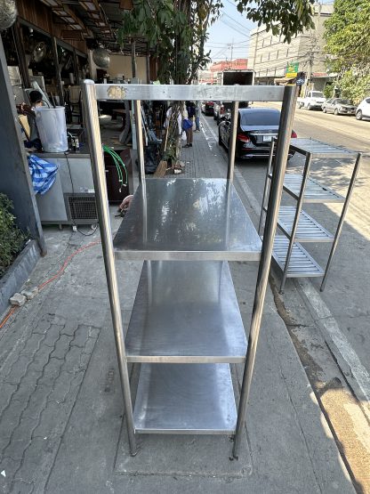 ชั้นวางของสแตนเลส 4 ชั้นวาง (สูง 181 CM.)