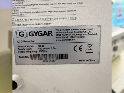 โปรเจคเตอร์ G GYGAR รุ่น CS45