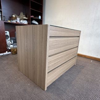 ตู้เก็บเครื่องประดับ 3 บานเปิด ท็อปกระจกเงา 4 ลิ้นชัก แบรนด์ SB FURNITURE