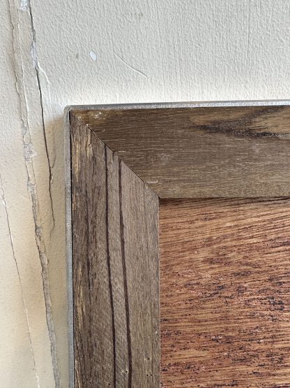 กระจกติดผนัง กรอบสแตนเลสแผ่นปิดไม้ MDF ( แผ่นเล็ก )