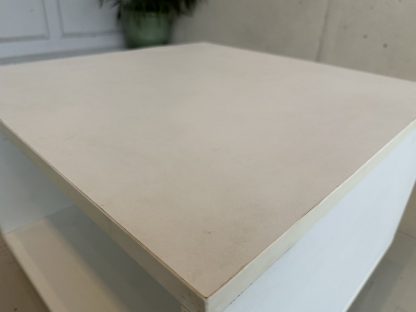 โต๊ะกลาง มีช่องเก็บของ โครงฐานไม้ MDF สีขาว