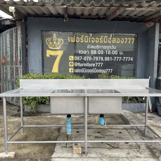 ซิงค์สแตนเลส 2 หลุม เกรด …