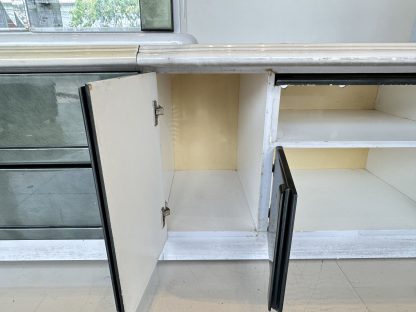 ชุดตู้วางทีวี พร้อมตู้โชว์ในตัว