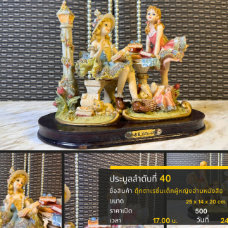 40 ตุ๊กตาเรซิ่นเด็กผู้หญิ…