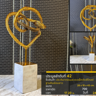 42 ประติมากรรมลวดเหล็กดัด…