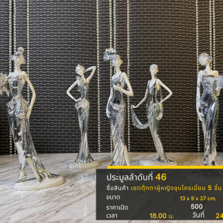 46 เซตตุ๊กตาผู้หญิงชุบโคร…