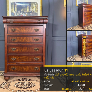 11 ตู้เก็บของไม้แกะลายสไต…