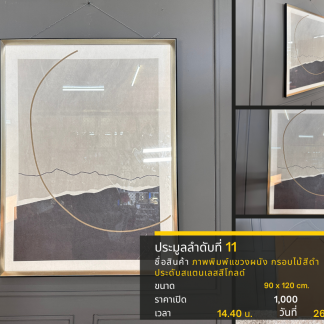 11 ภาพพิมพ์แขวงผนัง กรอบไ…
