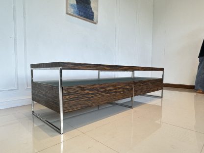 โต๊ะวางทีวี 2 ลิ้นชัก 2 ช่องวางของ