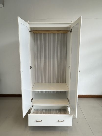 ตู้เสื้อผ้า 2 บานเปิดกระจกเงา 1 ลิ้นชัก แบรนด์ IKEA รุ่น TYSSEDAL