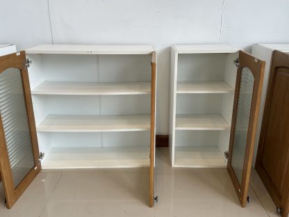 ชุดตู้ติดผนัง 2 บานเปิดทึบ 3 บานเปิดกระจก