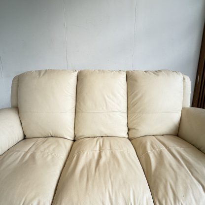 โซฟา 3 ที่นั่ง แบรนด์ SB FURNITURE เบาะหนังแท้ผิวสัมผัส