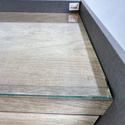 ตู้เก็บของ 4 ลิ้นชัก แบรนด์ SB FURNITURE ท็อปกระจก