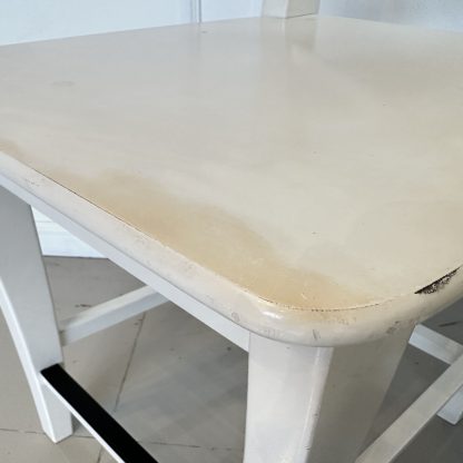 เก้าอี้บาร์ แบรนด์ IKEA รุ่น INGOLF โครงขาไม้ยางสีขาว