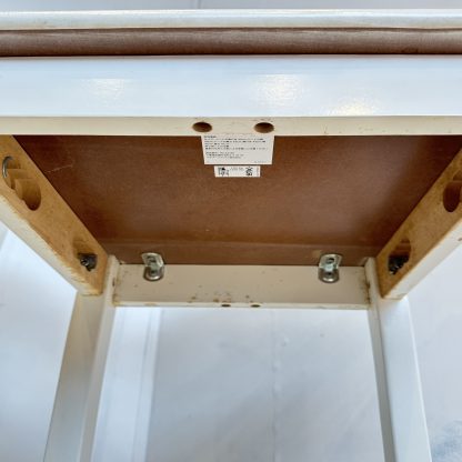 เก้าอี้บาร์ แบรนด์ IKEA รุ่น INGOLF โครงขาไม้ยางสีขาว