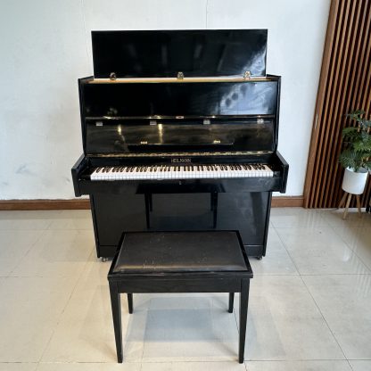 เปียโนไม้จริง แบรนด์ HEILMANN สีดำไฮกรอส
