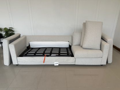 โซฟาเบด 3 ที่นั่ง แบรนด์ IKEA รุ่น VIMLE เบาะผ้าสีเทา ที่นอน รู่น ASVANG