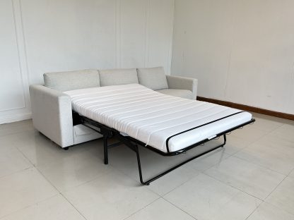โซฟาเบด 3 ที่นั่ง แบรนด์ IKEA รุ่น VIMLE เบาะผ้าสีเทา ที่นอน รู่น ASVANG