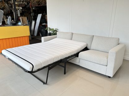 โซฟาเบด 3 ที่นั่ง แบรนด์ IKEA รุ่น VIMLE เบาะผ้าสีเทา ที่นอน รู่น ASVANG