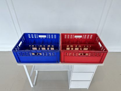ลังพลาสติก ใส่แก้วน้ำ 12 ช่อง