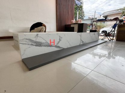 ชุดตู้วางทีวีติดผนัง พร้อมชั้นโชว์ แบรนด์ SB FURNITURE