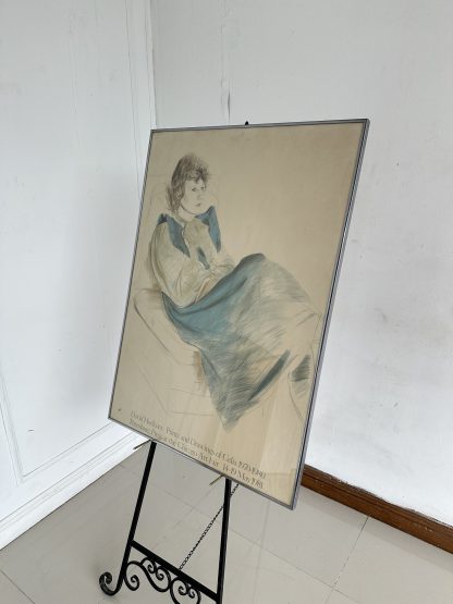 ของตกแต่ง กรอบรูปติดผนัง ภาพ Portrait หญิงสาว ผลงานของ DAVID HOCKNEY