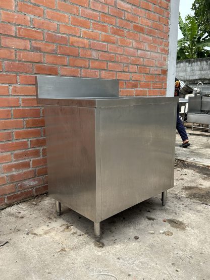 ถังน้ำแข็งสแตนเลส เกรด 304 2 บานเลื่อน (ขนาดกว้าง 80 CM.)