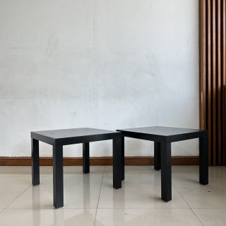 โต๊ะข้าง แบรนด์ IKEA รุ่น LACK โครงไม้ Particle Board สีดำ