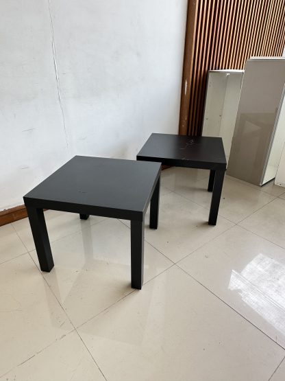 โต๊ะข้าง แบรนด์ IKEA รุ่น LACK โครงไม้ Particle Board สีดำ