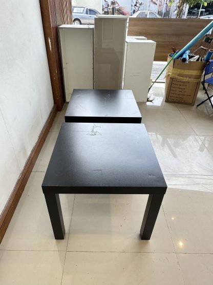 โต๊ะข้าง แบรนด์ IKEA รุ่น LACK โครงไม้ Particle Board สีดำ