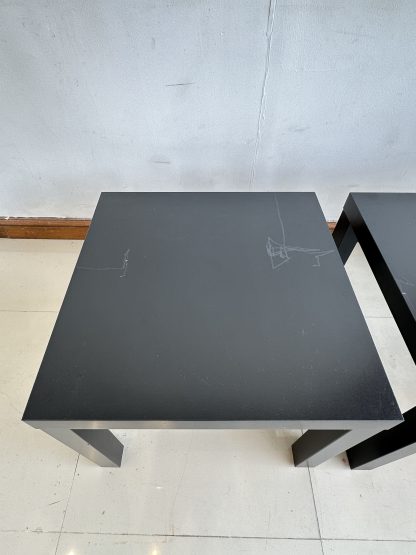 โต๊ะข้าง แบรนด์ IKEA รุ่น LACK โครงไม้ Particle Board สีดำ