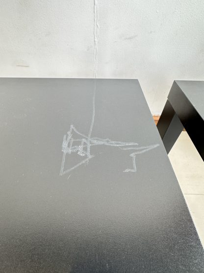 โต๊ะข้าง แบรนด์ IKEA รุ่น LACK โครงไม้ Particle Board สีดำ