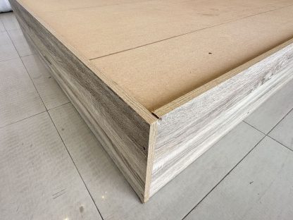 เตียง ขนาด 5 ฟุต โครงไม้ MDF สีบีชลายไม้