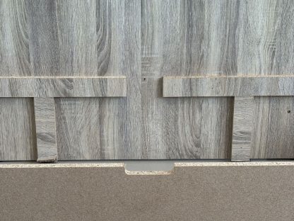 เตียง ขนาด 5 ฟุต โครงไม้ MDF สีบีชลายไม้