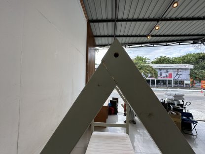 เตียงเด็ก ขนาด 3 ฟุต ทรงบ้าน พร้อมฟูกโฟม แบรนด์ IKEA รุ่น MALFORS