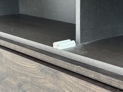 ชุดตู้วางทีวีติดผนัง พร้อมชั้นโชว์ แบรนด์ SB FURNITURE