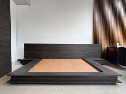 เตียง ขนาด 6 ฟุต แบรนด์ SB FURNITURE พร้อมตู้ข้างเตียง 1 ลิ้นชัก ซ้ายและขวา