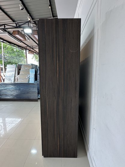ตู้เสื้อผ้า 2 บานพับกระจกเงาสีชา แบรนด์ SB FURNITURE
