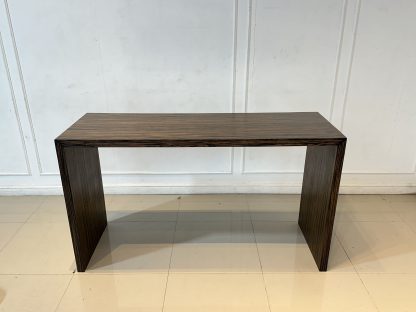 โต๊ะบาร์ ท็อปไม้ MDF อย่างหนา สีน้ำตาลลายไม้