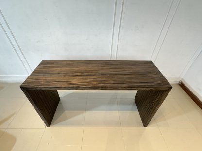 โต๊ะบาร์ ท็อปไม้ MDF อย่างหนา สีน้ำตาลลายไม้