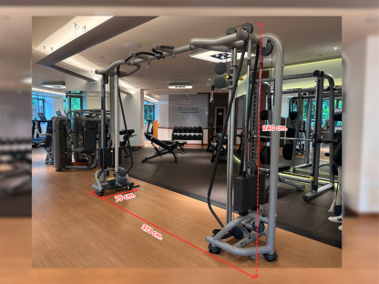 19 เครื่องฝึกดึงหลังบน แบรนด์ Technogym (Cable Crossover 2 Station)