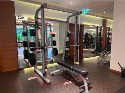 7 เครื่องฝึกสควอทและเบนช์เพรสบรนด์ Technogym